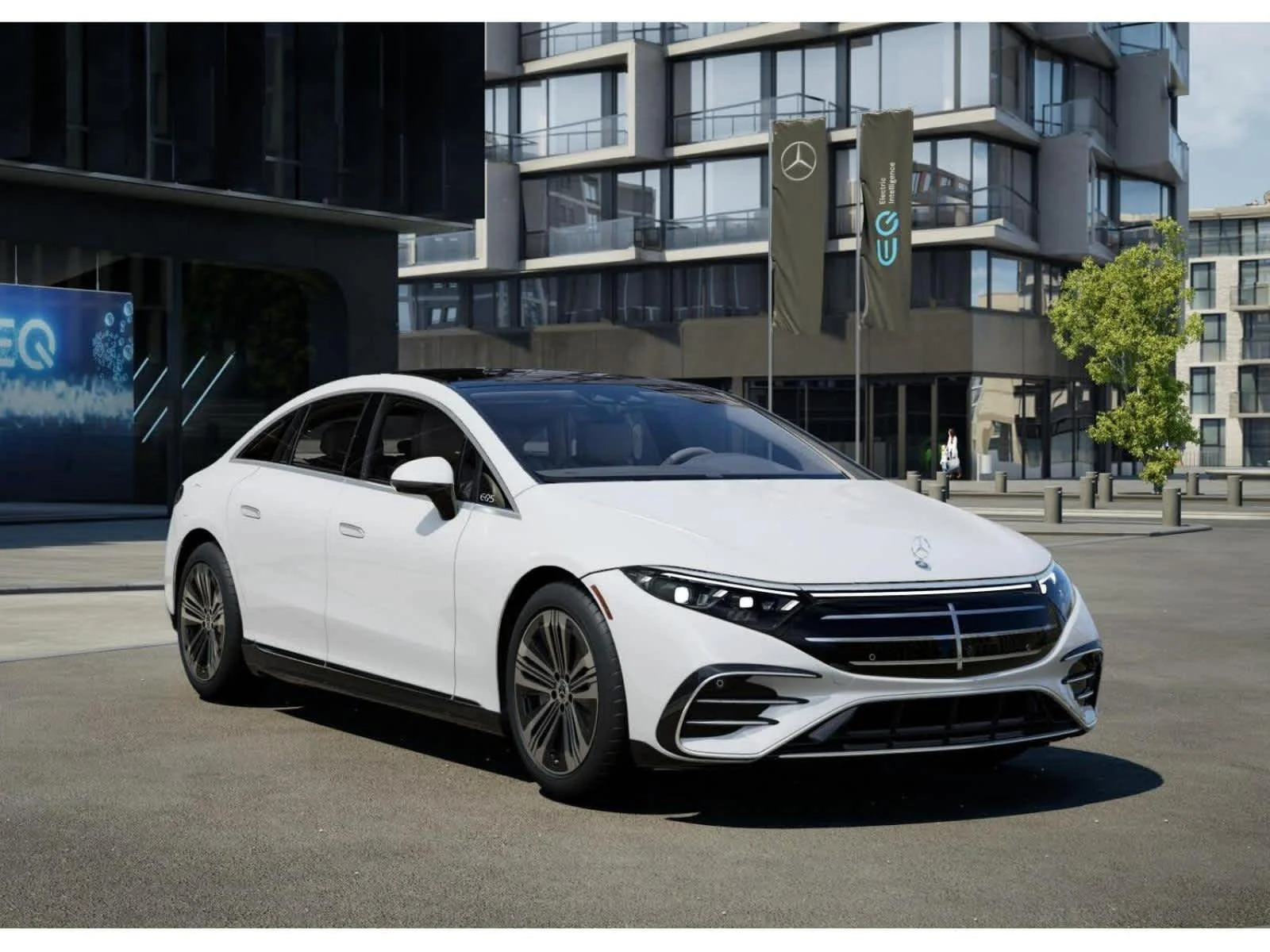 New 2026 Polar White Mercedes-Benz EQS 450 image 9