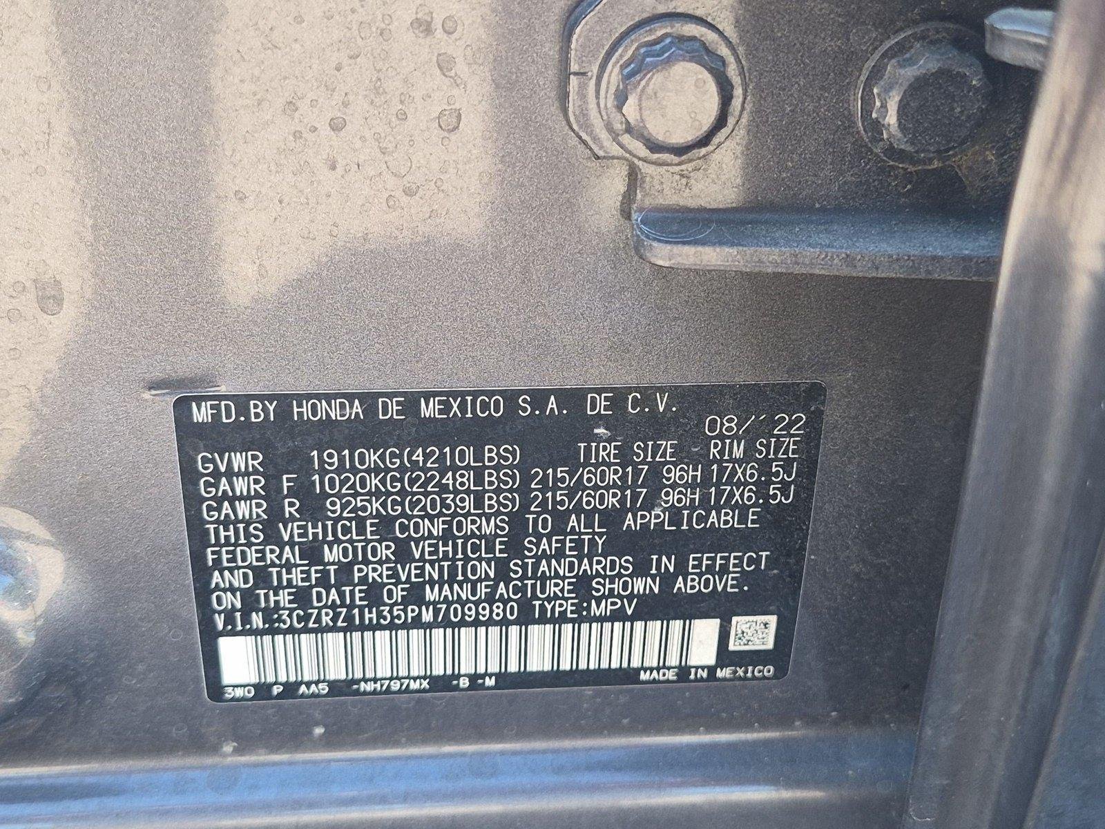 Used 2023 Modern Steel Metallic Honda LX image 9