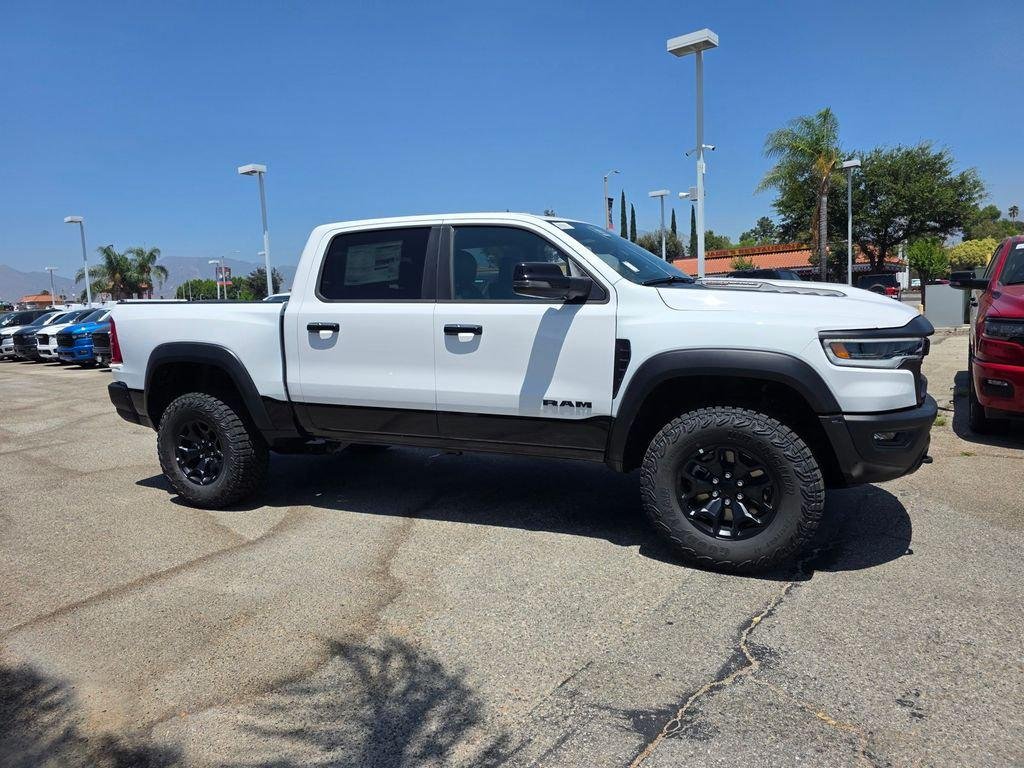 New 2026 Bright White Clear-Coat Exterior Paint RAM RHO Crew Cab 4x4 57