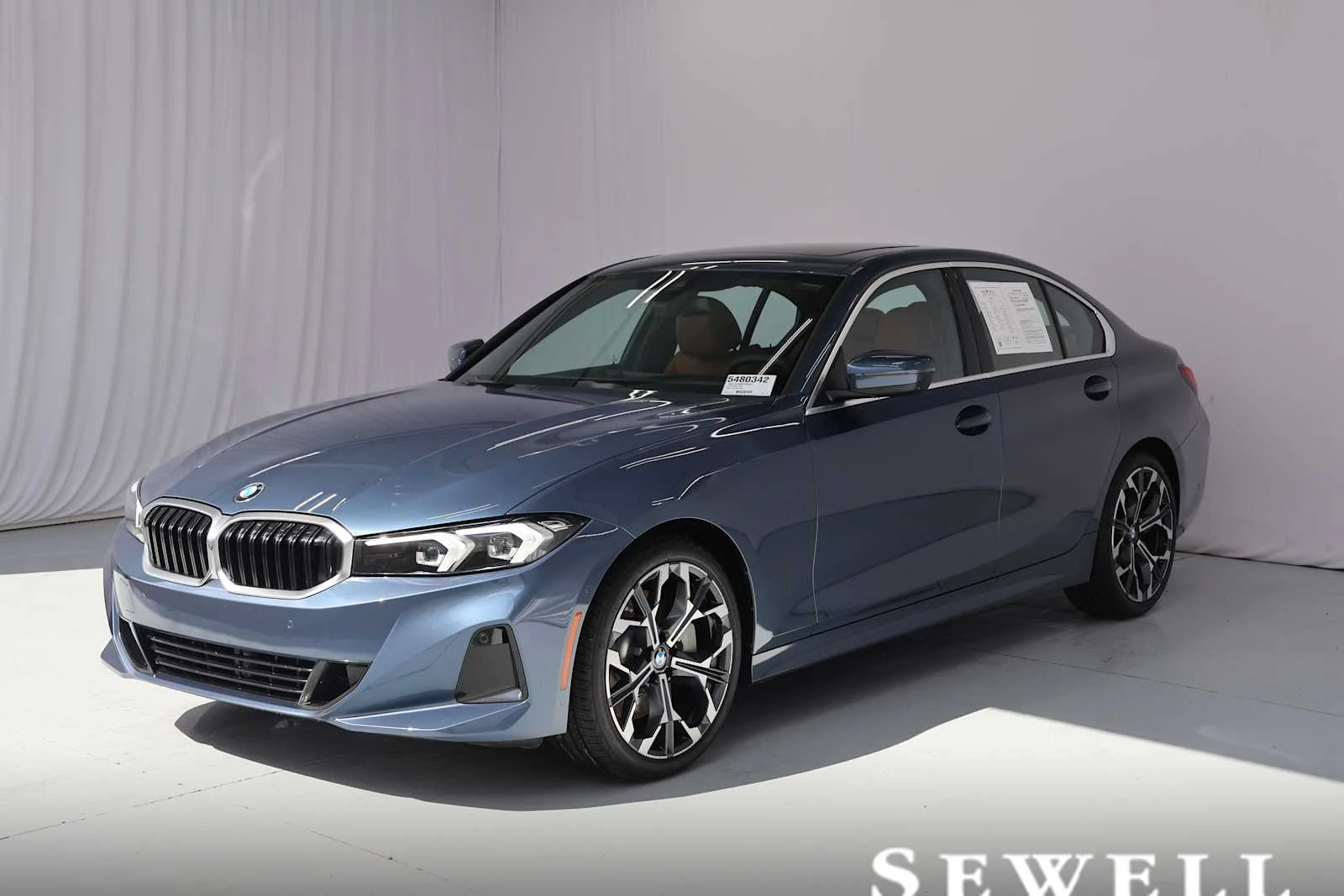 Certified Used 2025 Arctic Race Blue metallic BMW 330i image 1