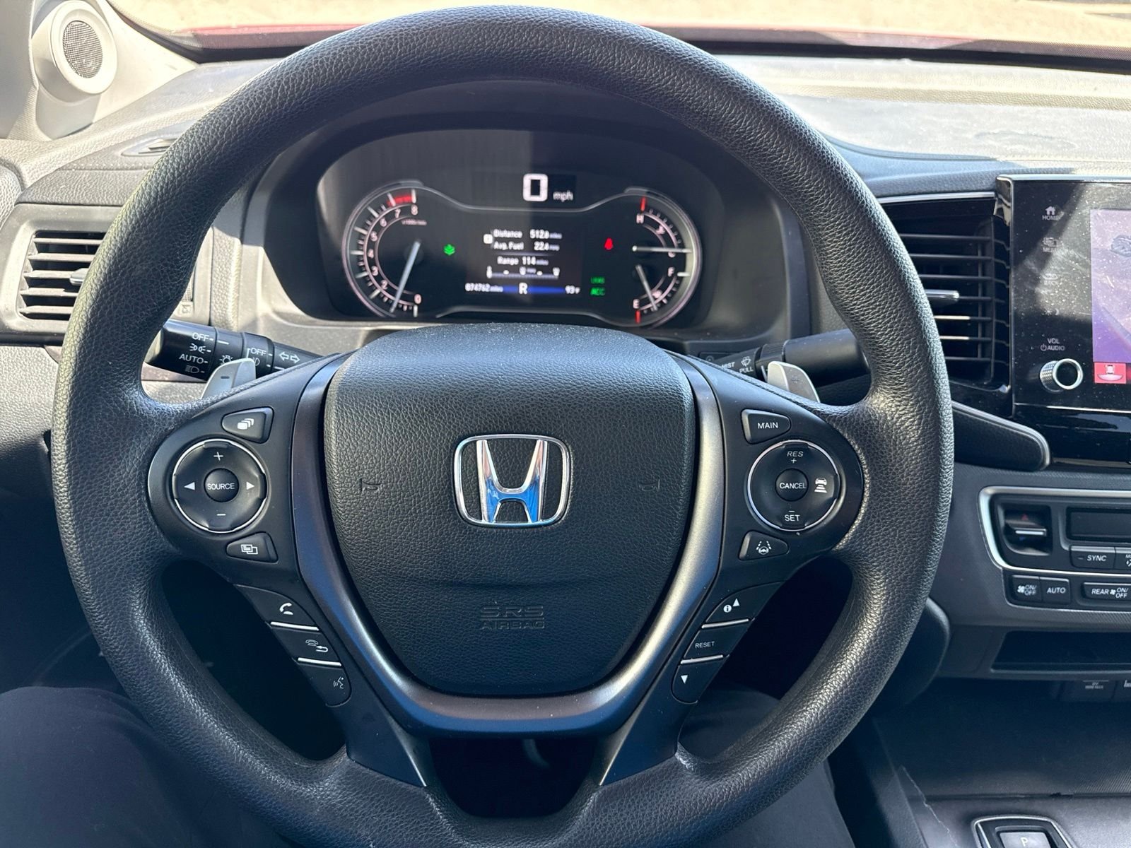 Certified Used 2021 Radiant Red Metallic II Honda AWD SPORT image 13