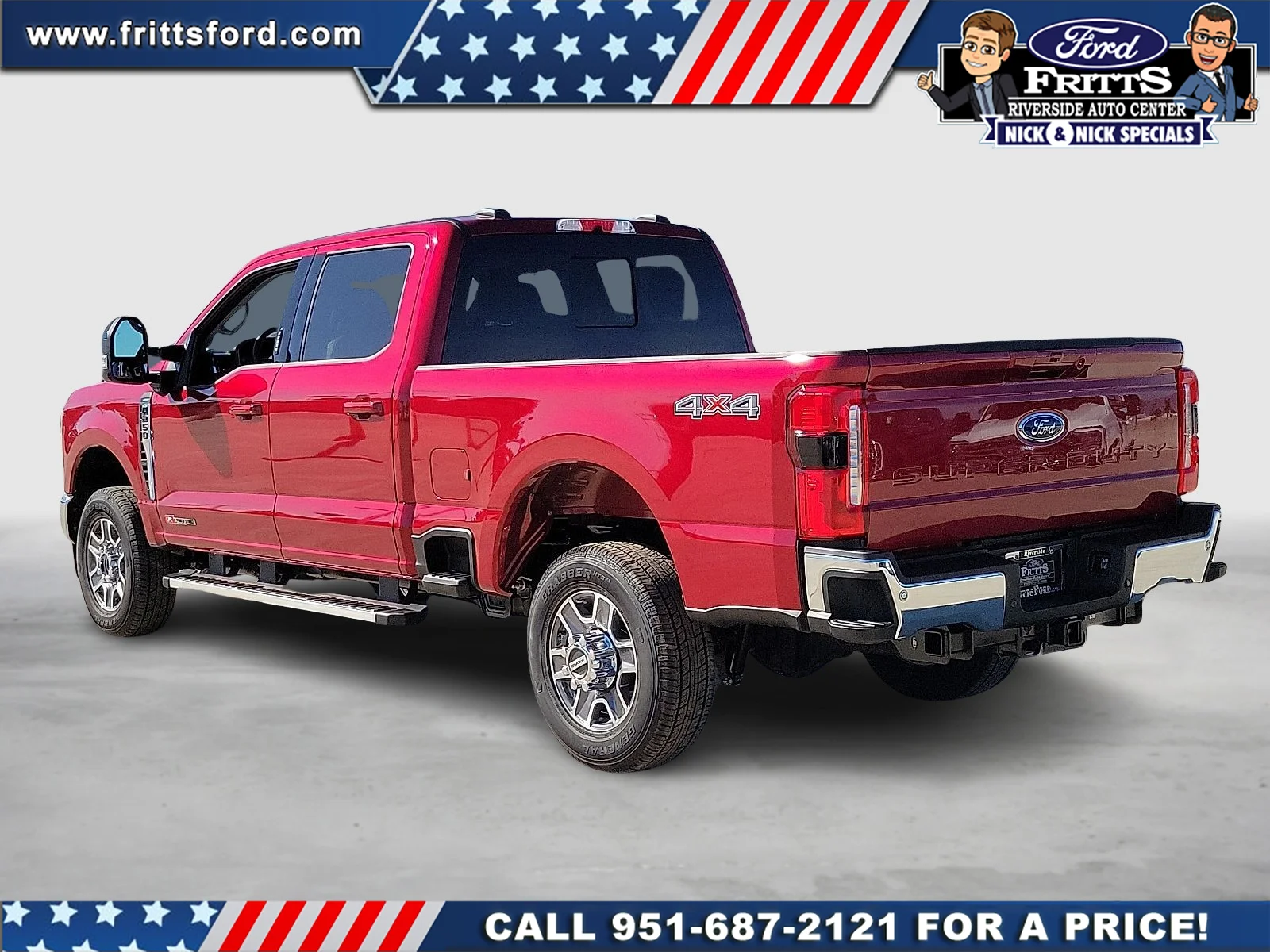 New 2026 Ruby Red Metallic Tinted Clearcoat Ford F-250® Lariat® image 2