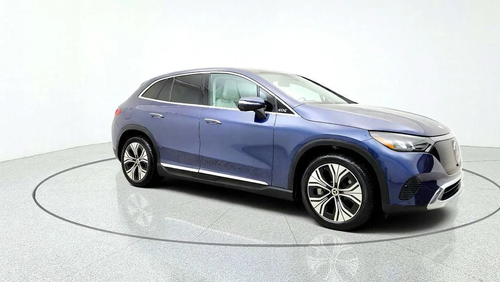 Used 2023 Twilight Blue Metallic Mercedes-Benz EQE 350 4MATIC® SUV, Exclusive w/ 20