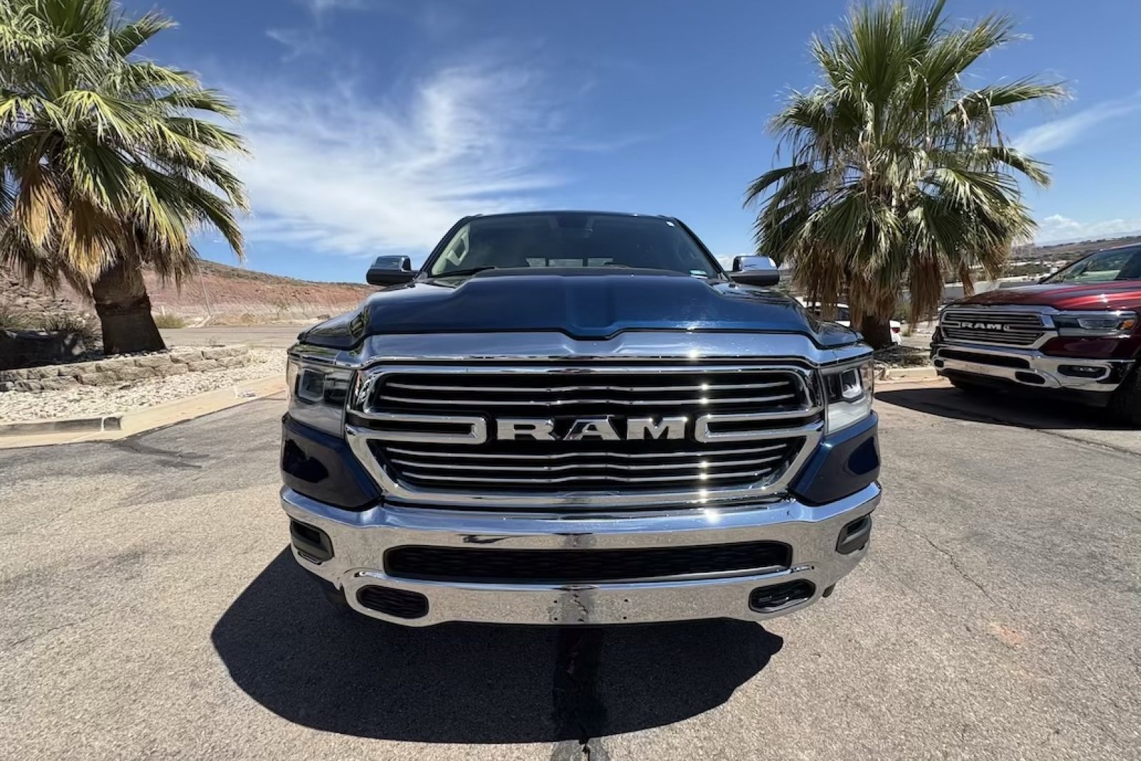 Used 2019 Patriot Blue Pearlcoat Ram Laramie image 9