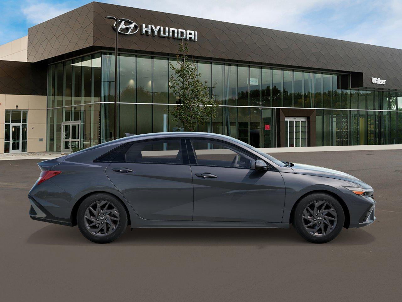 New 2026 Ecotronic Gray Hyundai Blue Sedan FWD image 25