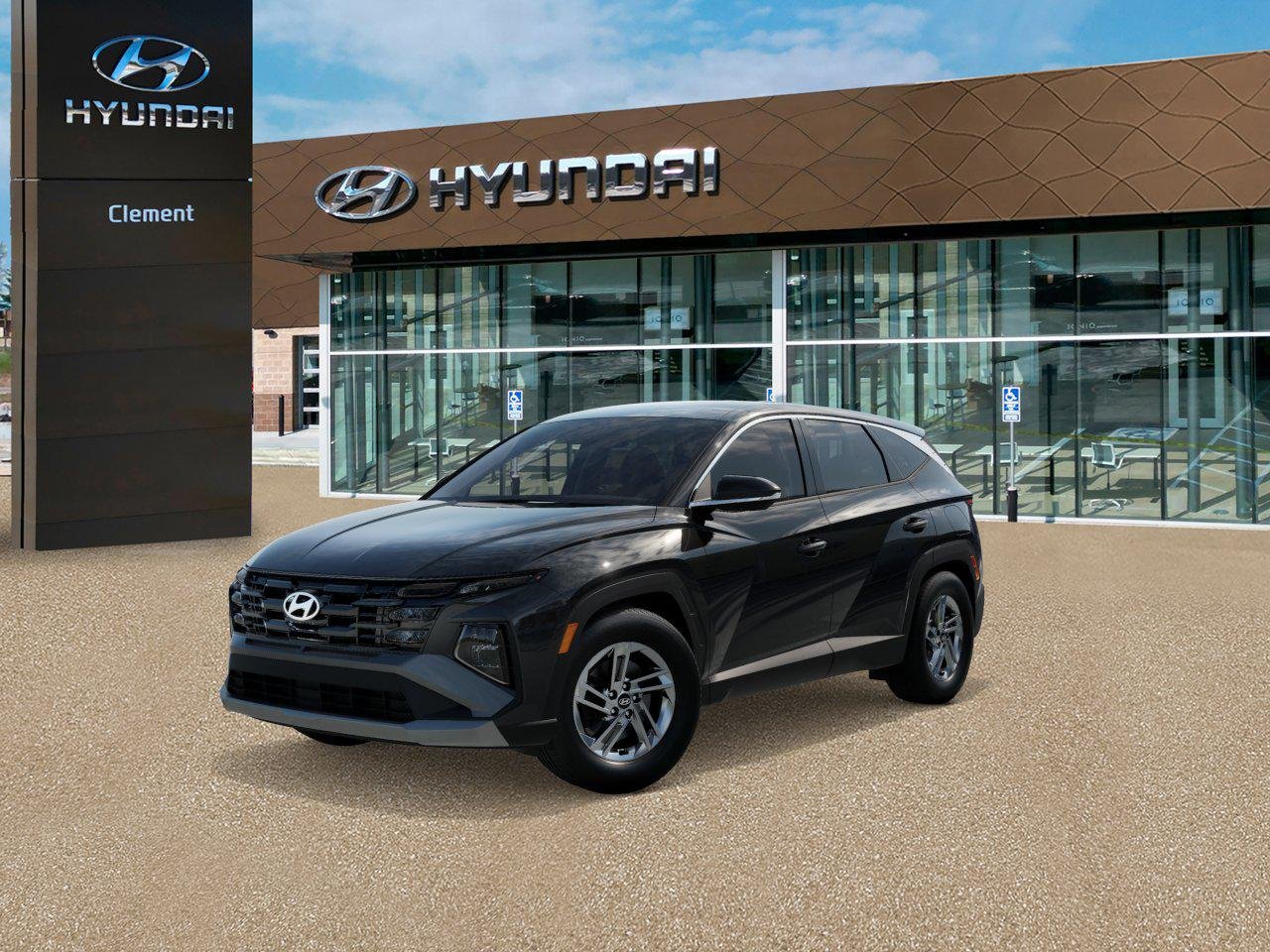 New 2026 Black Hyundai SE AWD image 1