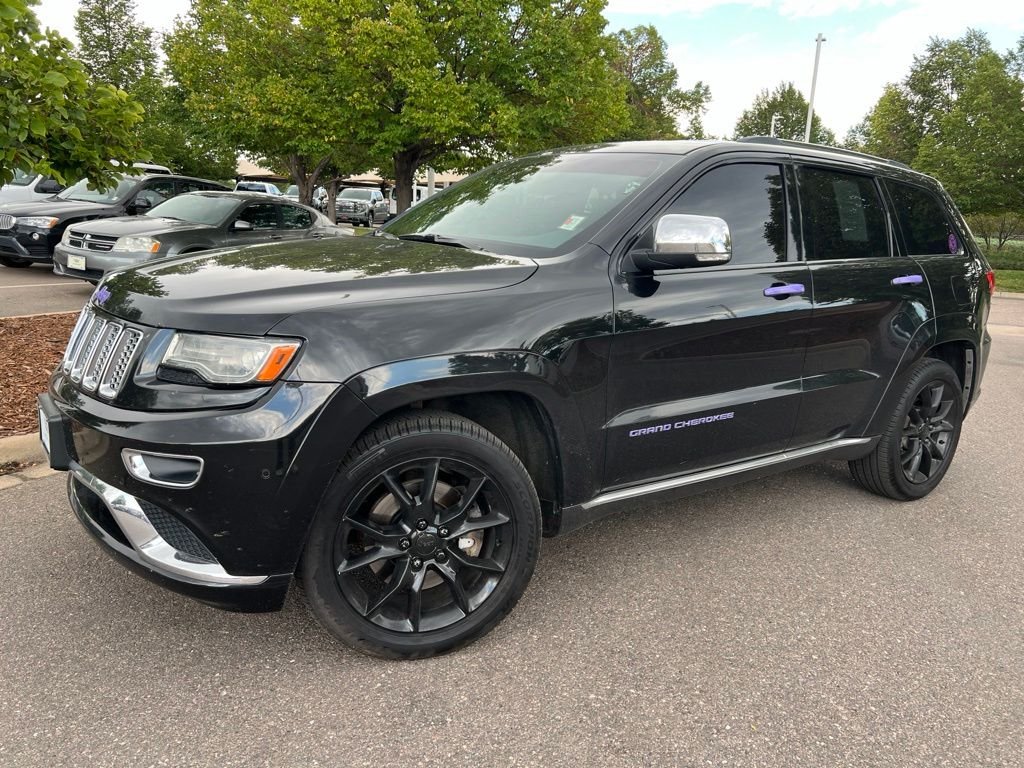 Used 2014 Jeep Grand Cherokee Summit with VIN 1C4RJFJT2EC225879 for sale in Lone Tree, CO