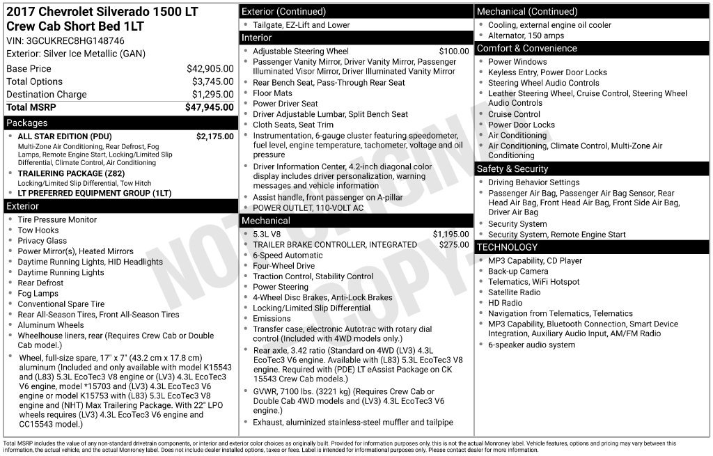Used 2017 Silver Chevrolet LT image 20