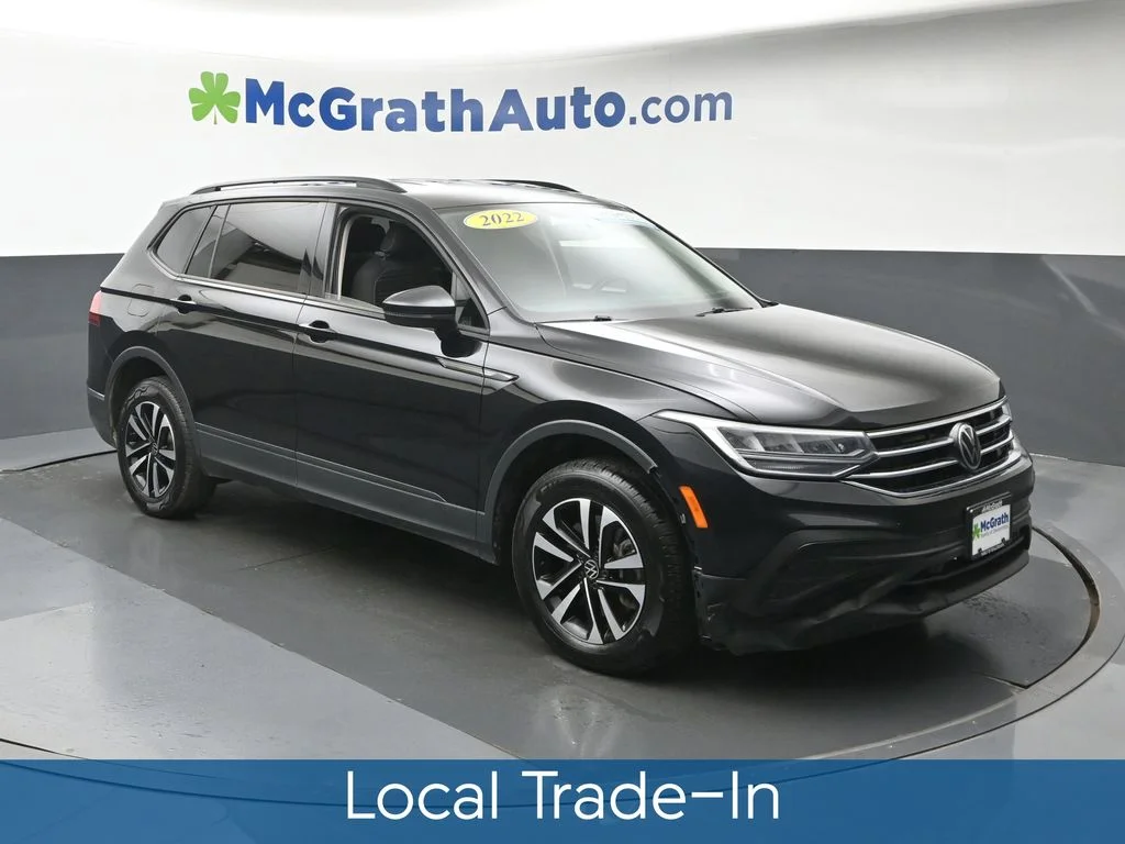Used 2022 Volkswagen Tiguan S with VIN 3VV0B7AX8NM112338 for sale in Marion, IA