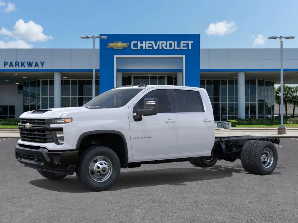 New 2025 Summit White Chevrolet Work Truck image 2