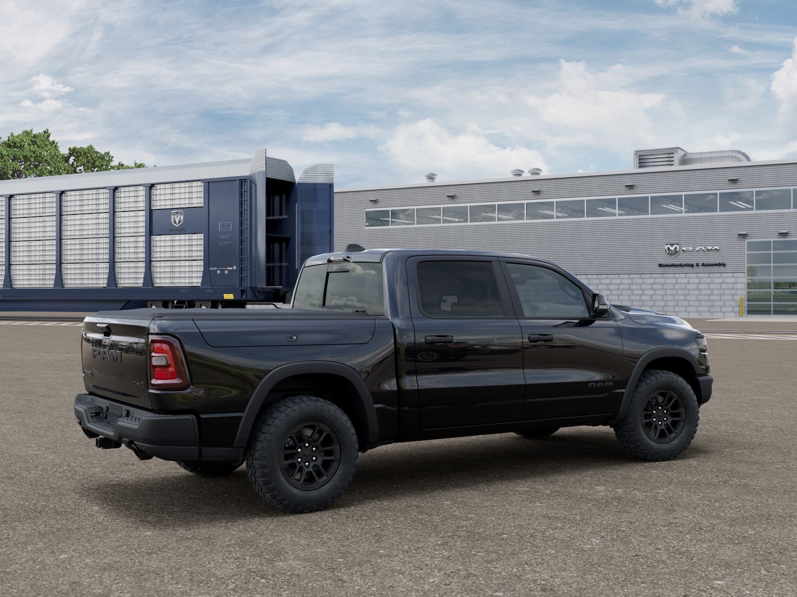 New 2026 Diamond Black Crystal Pearlcoat RAM Rebel image 30