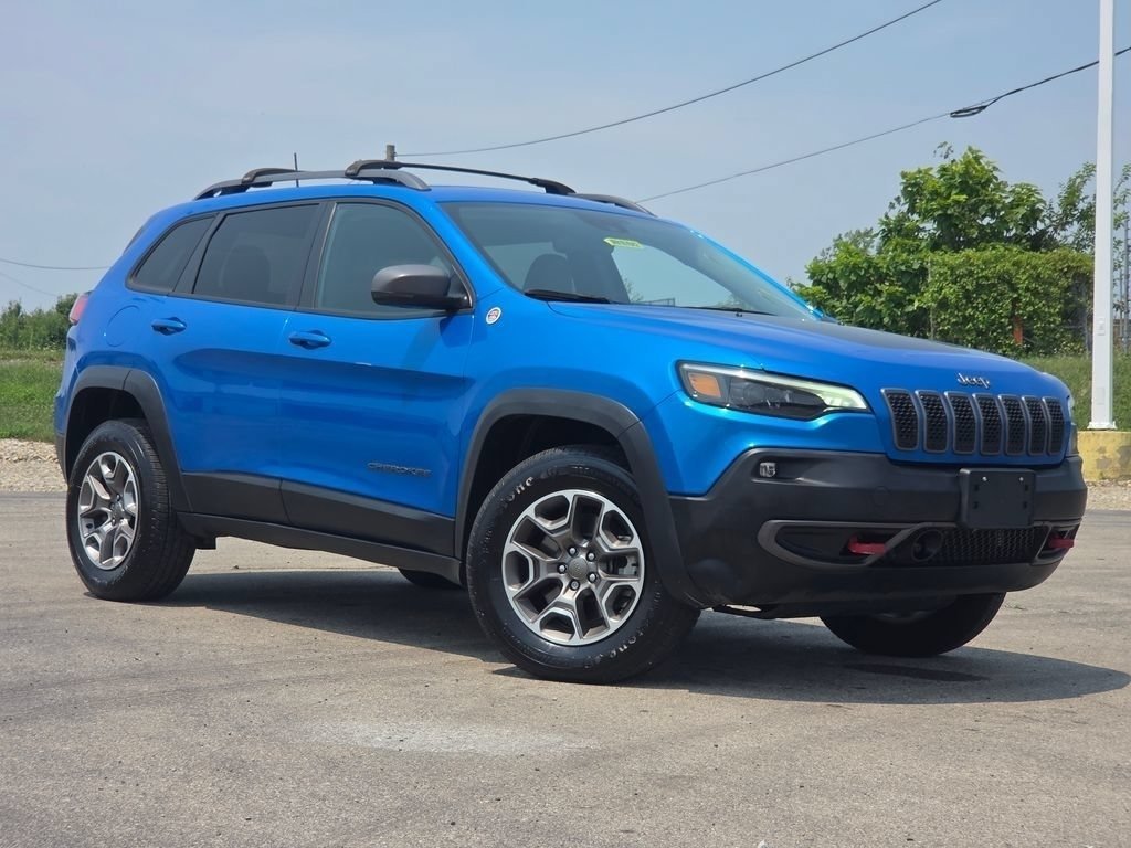 Used 2021 Jeep Cherokee Trailhawk with VIN 1C4PJMBX9MD167842 for sale in Miamisburg, OH