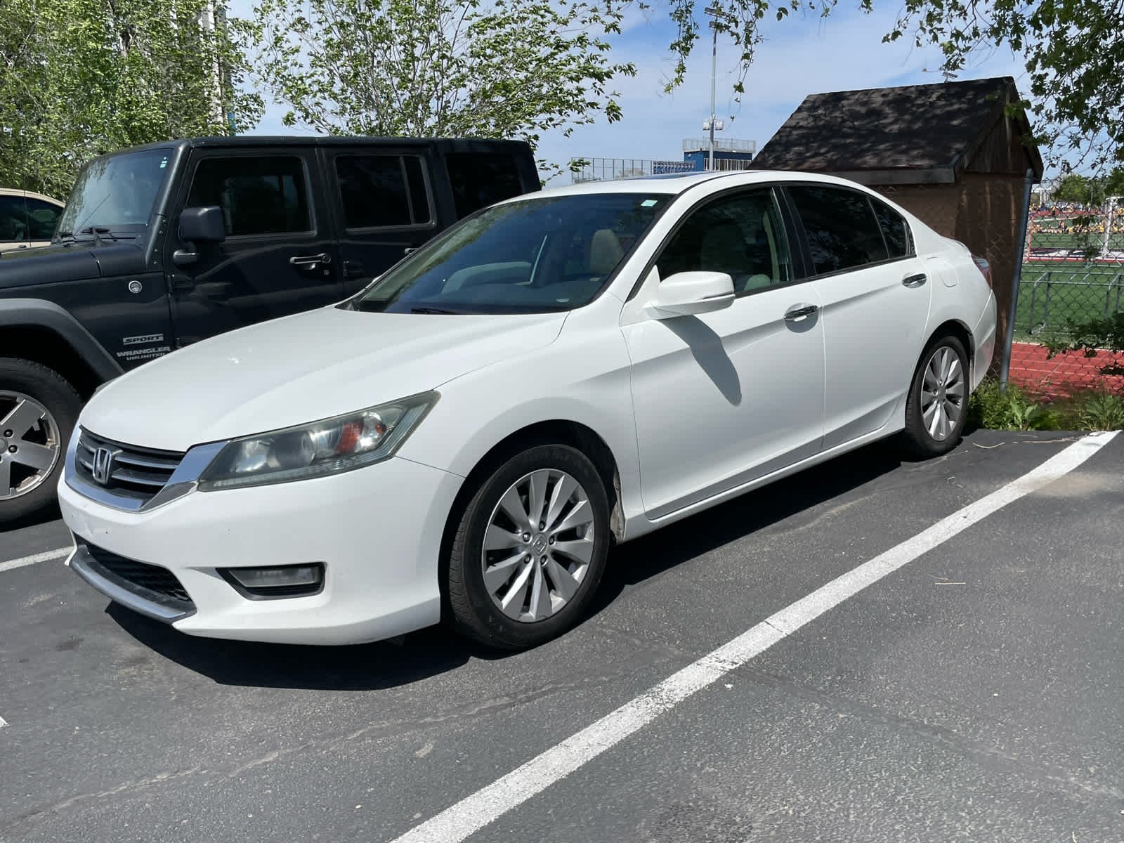 Used 2014 Honda Accord EX with VIN 1HGCR2F73EA186087 for sale in Woods Cross, UT