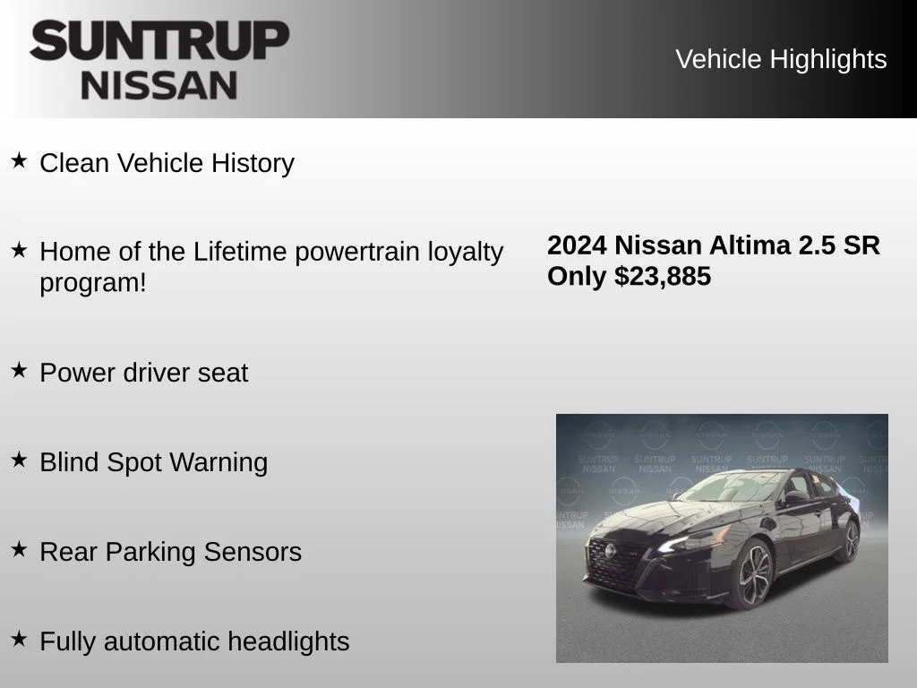 Used 2024 Black Nissan 2.5 SR image 8
