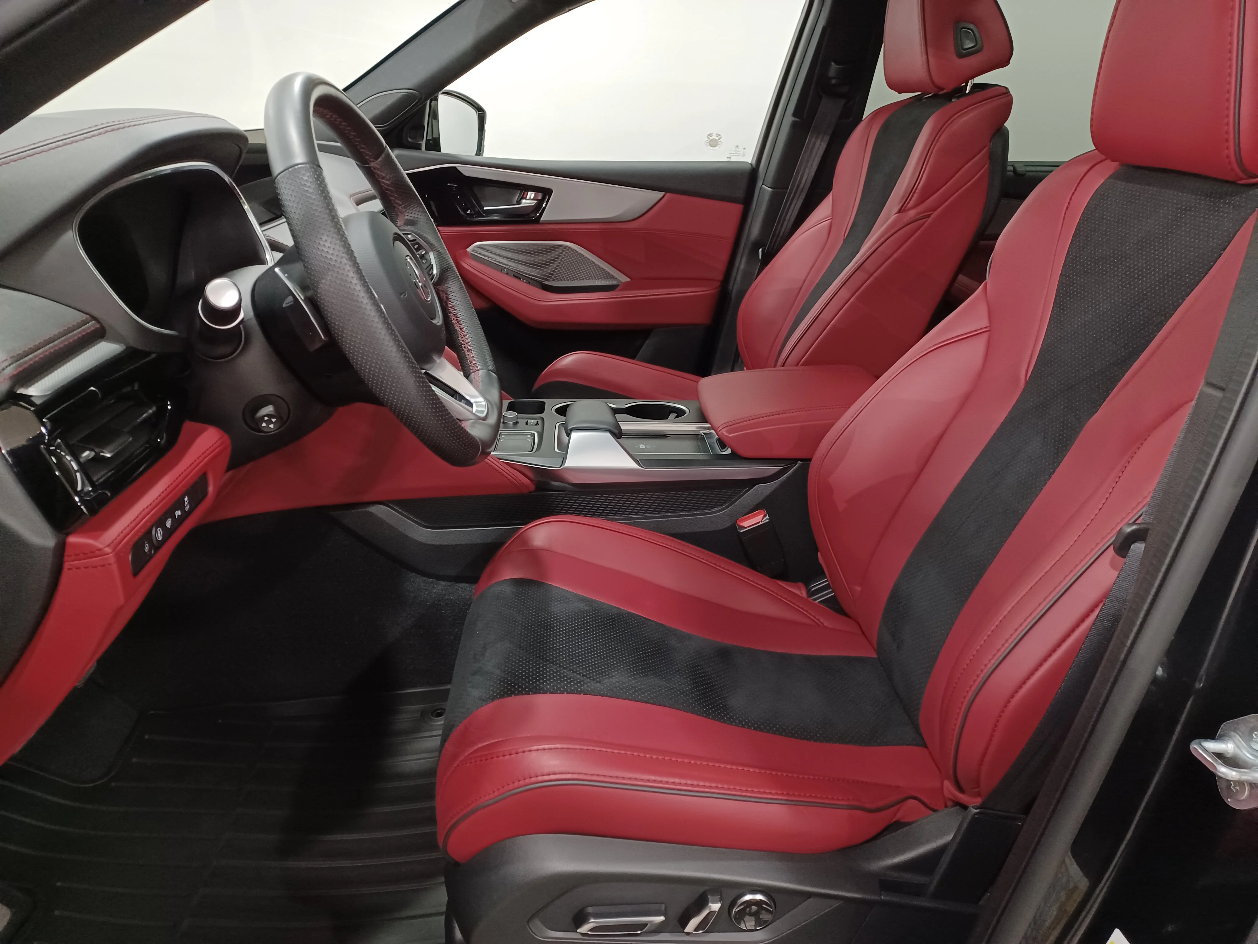 Certified Used 2024 Majestic Black Pearl Acura A-Spec SH-AWD*7 Pass | Adaptive Cruise | Remote Start | Cooled Red Leather | Pano Roof | Htd Wheel image 10