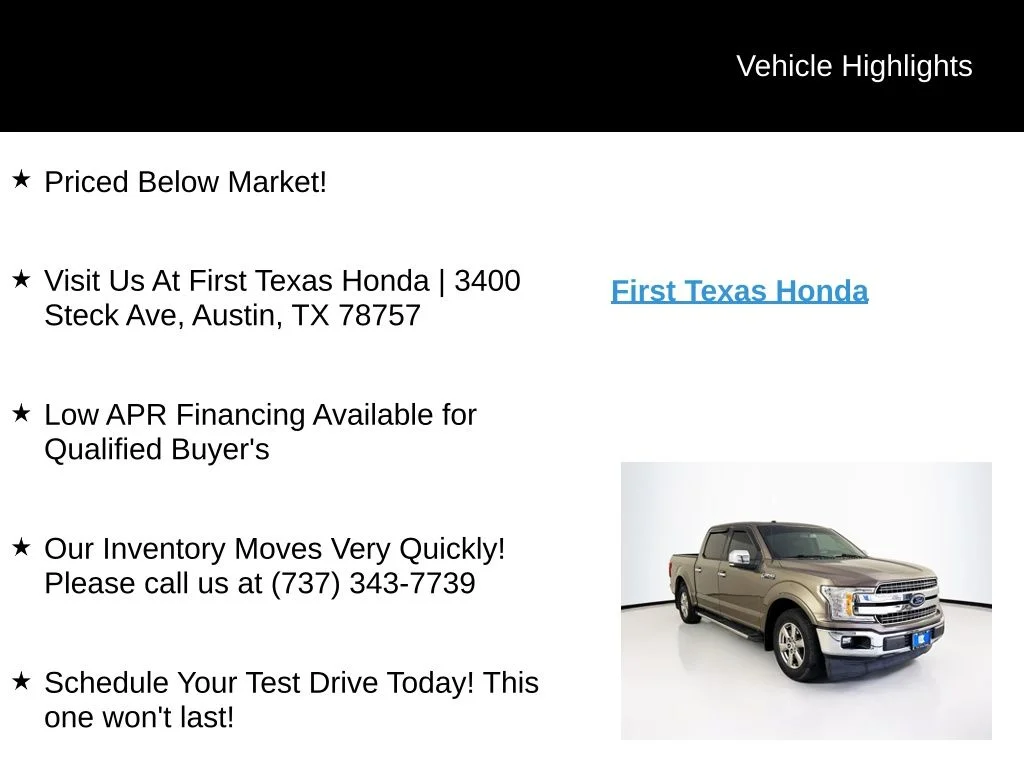Used 2018 Stone Gray Ford Lariat image 10
