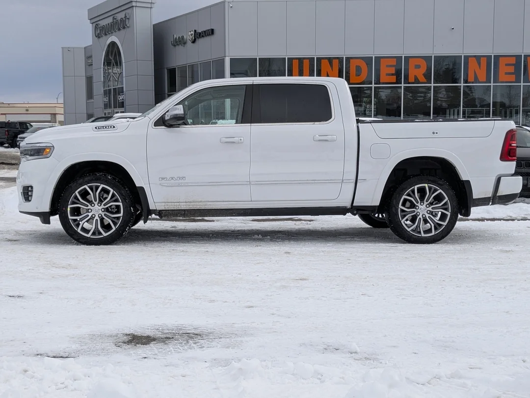 New 2026 White RAM Tungsten - - Hurricane HO Turbo - Multi-Function Tailgate - Prem Lthr - Trailer Brake & More! image 5
