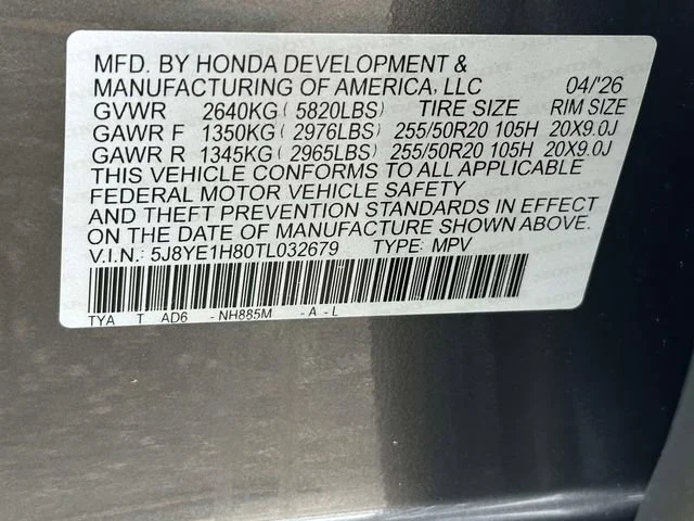 New 2026 Gray Acura w/Advance Package image 16