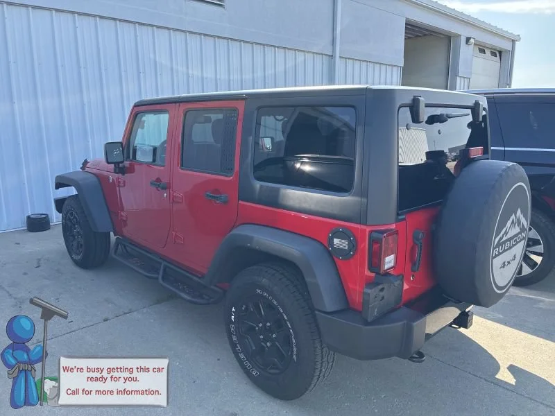 Used 2017 Firecracker Red Clearcoat Jeep Sport image 3