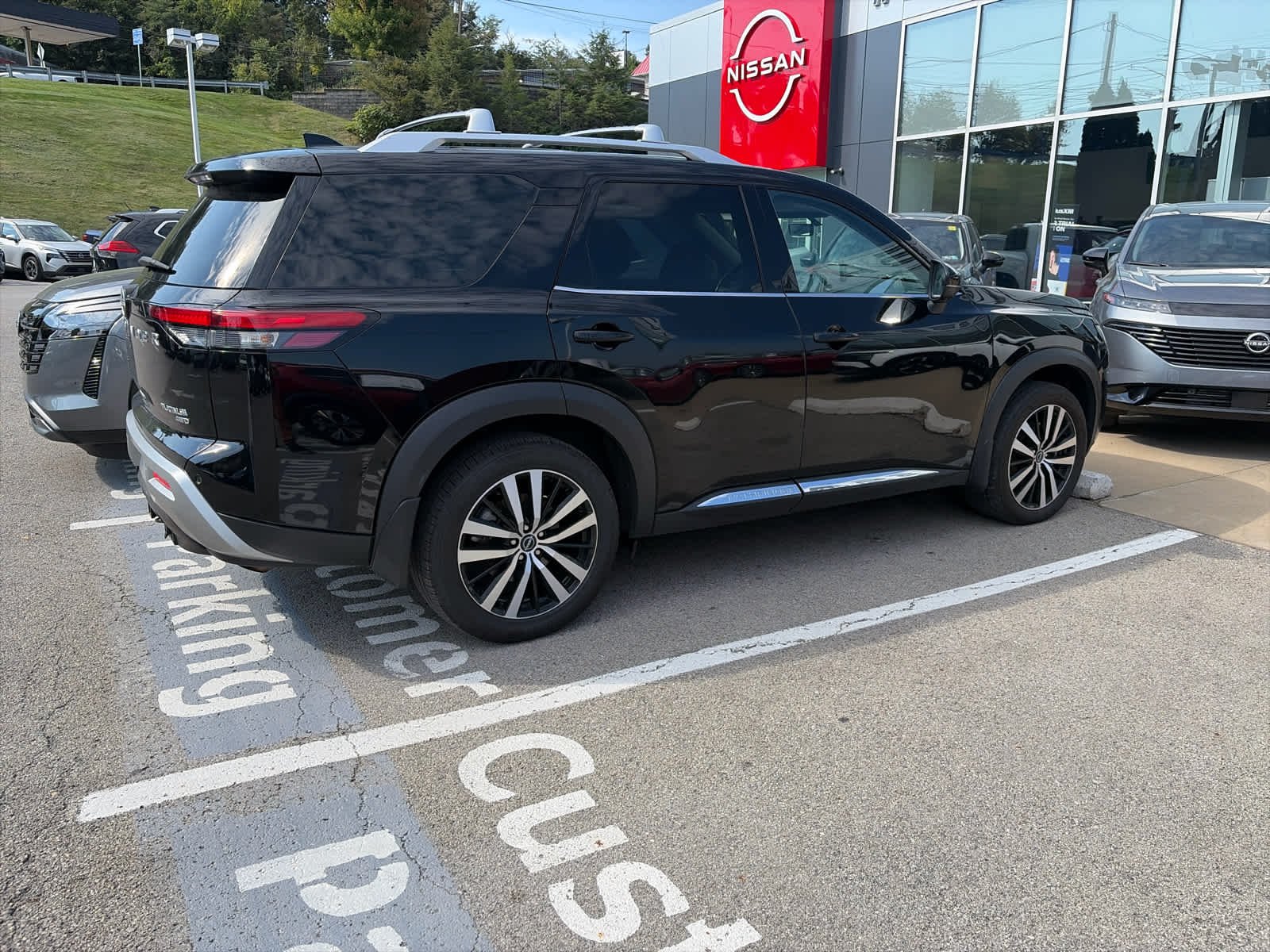 Certified Used 2024 Super Black Nissan Platinum image 8