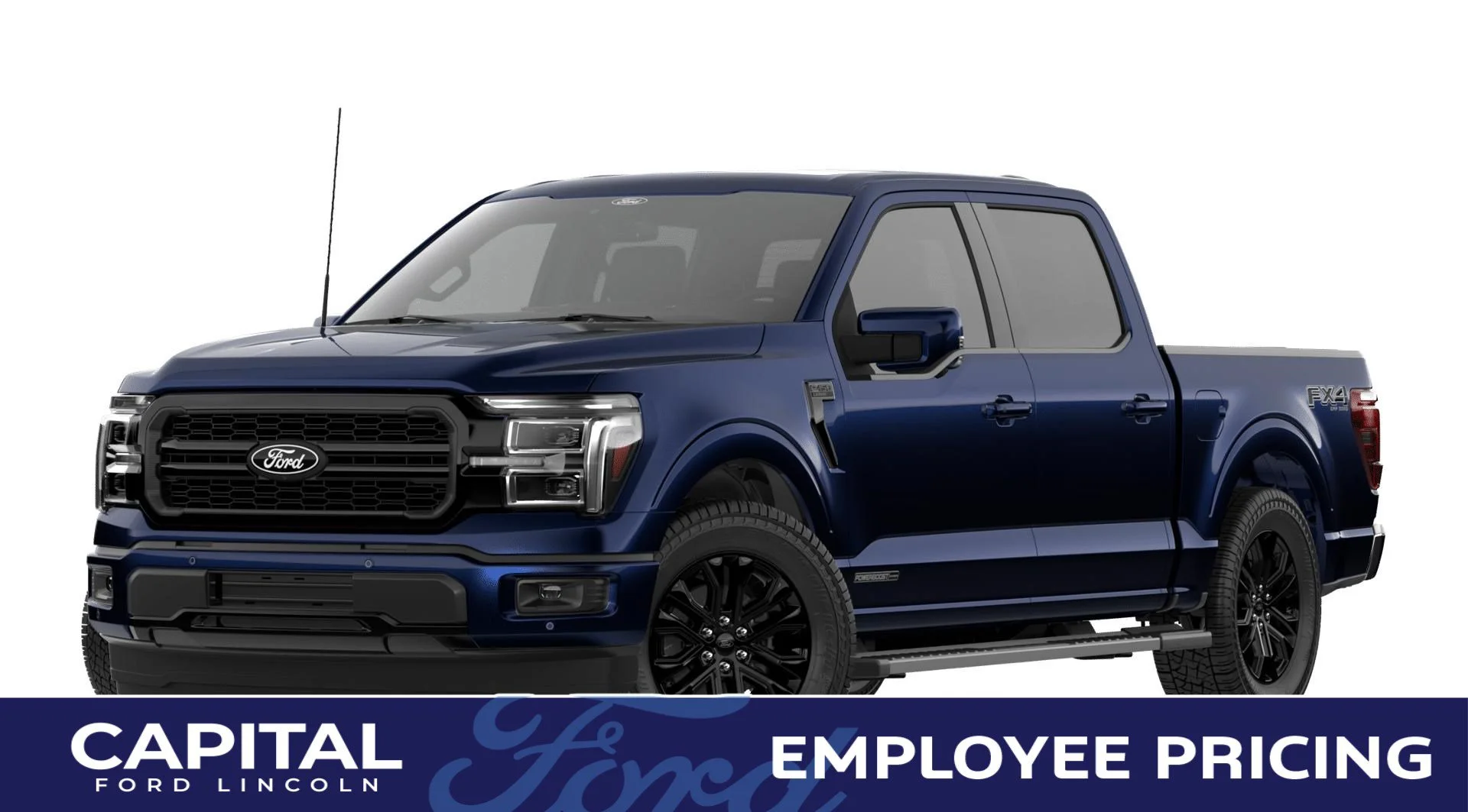 New 2026 ANTIMATTER BLUE METALLIC Ford LARIAT image 1