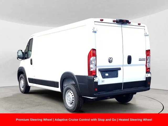 New 2026 Bright White Clearcoat Ram PROMASTER 1500 TRADESMAN CARGO VAN LOW ROOF 136