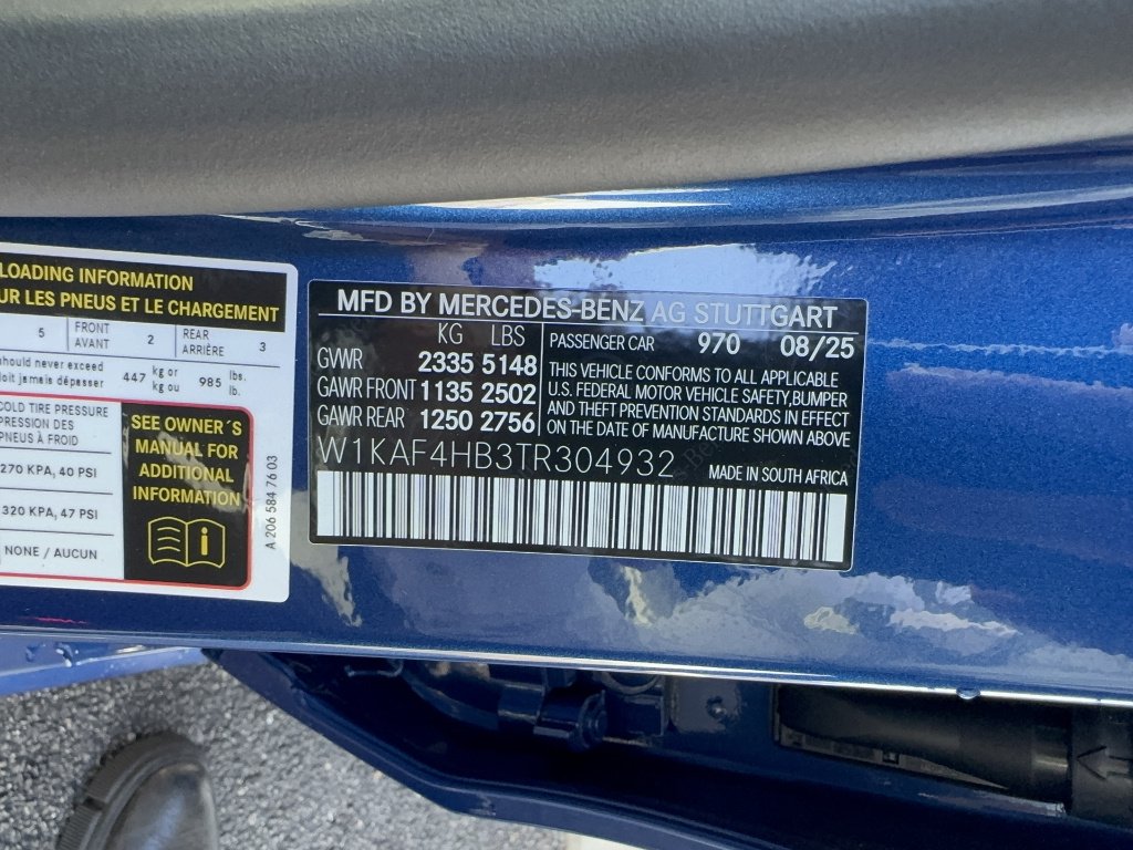 New 2026 Starling Blue Metallic Mercedes-Benz C 300 4MATIC® image 16