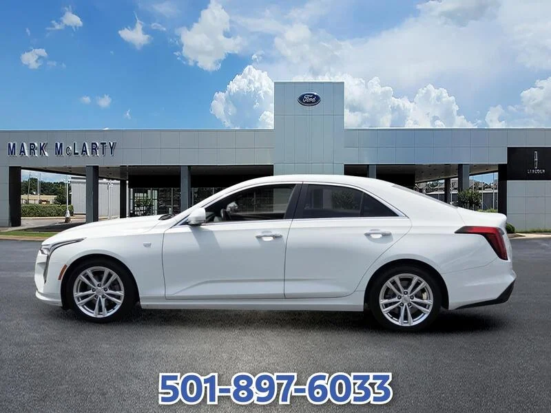 Used 2023 Summit White CADILLAC 4DR SDN LUXURY image 2