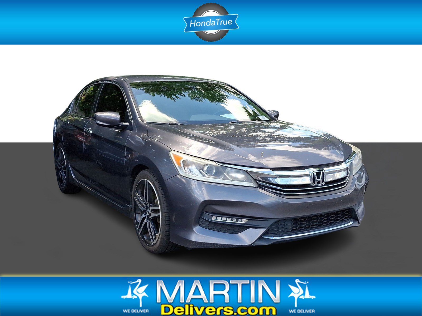 Certified Used 2017 Modern Steel Metallic Honda Sport SE image 1