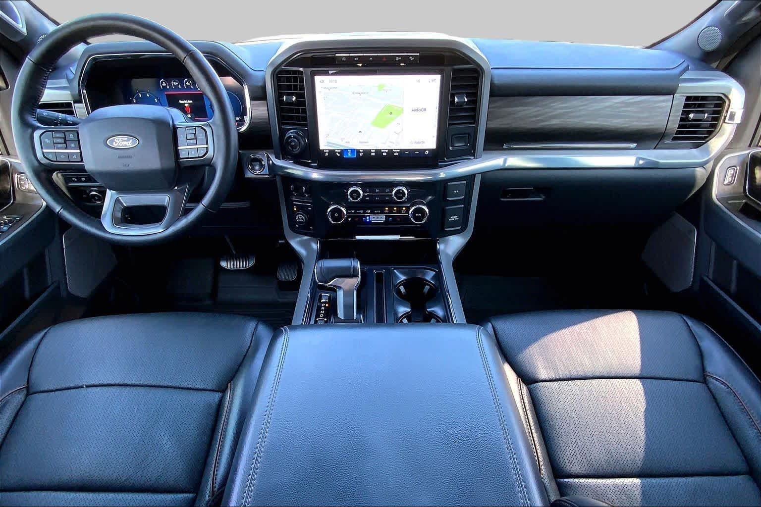 Used 2024 Carbonized Gray Metallic Ford LARIAT image 14