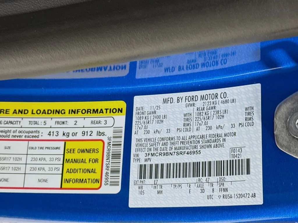 New 2025 Velocity Blue Metallic Ford Big Bend image 31