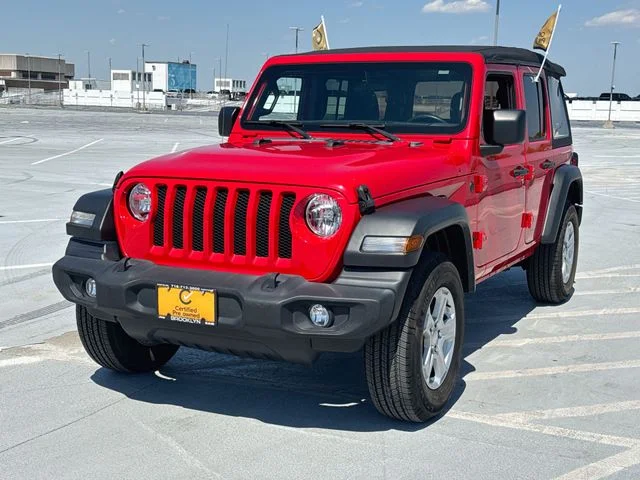 Used 2022 Red Jeep Unlimited Sport S image 3