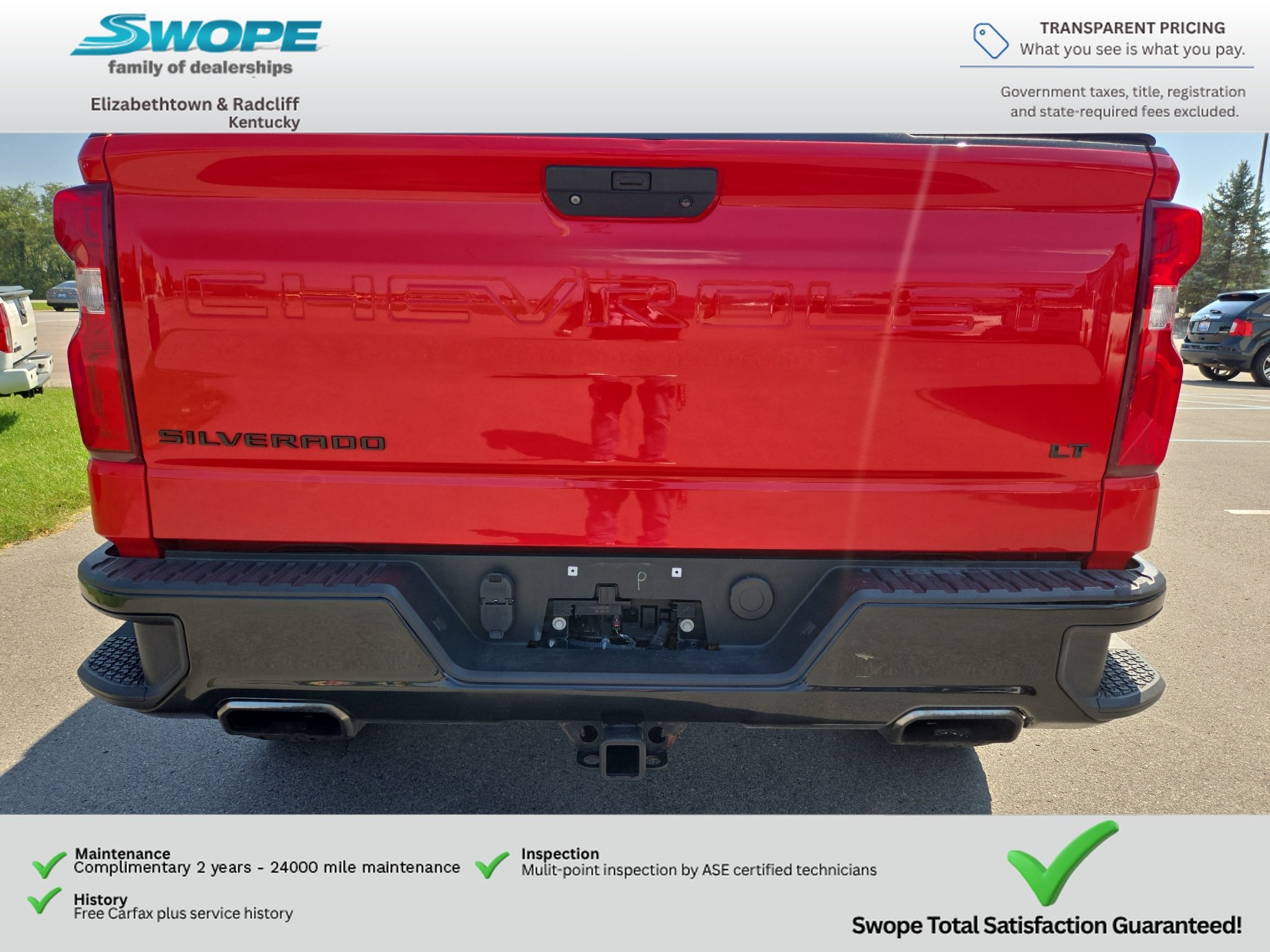Used 2021 Red Hot Chevrolet LT Trail Boss image 6