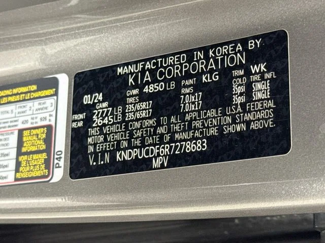 Used 2024 Gray Kia LX image 31