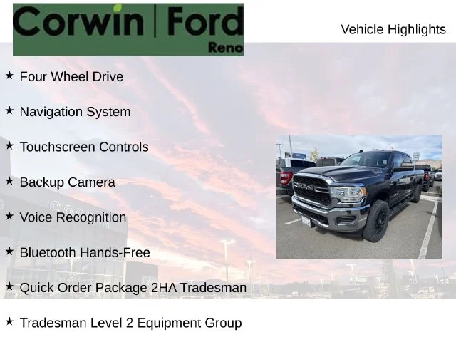 Used 2019 Granite Crystal Clearcoat Metallic Ram Tradesman image 8