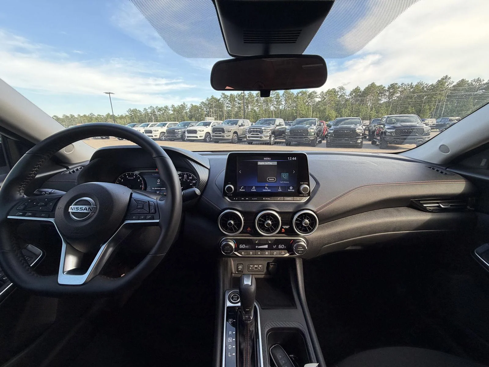 Used 2025 Aspen White/Super Black Nissan SR image 7