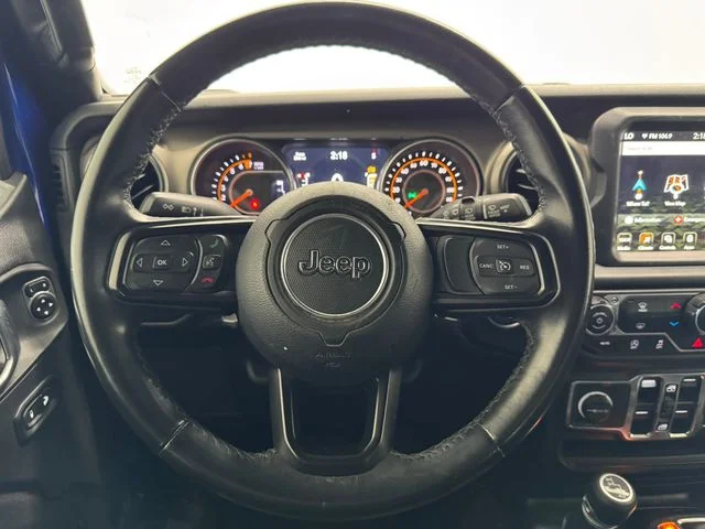 Used 2020 Ocean Blue Metallic Clearcoat Jeep Unlimited Sport S image 26
