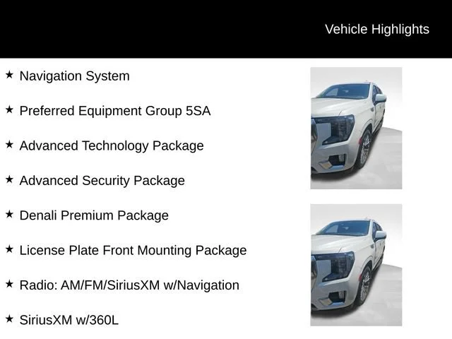 Used 2021 WHITE FROST TRICOAT GMC Denali image 8