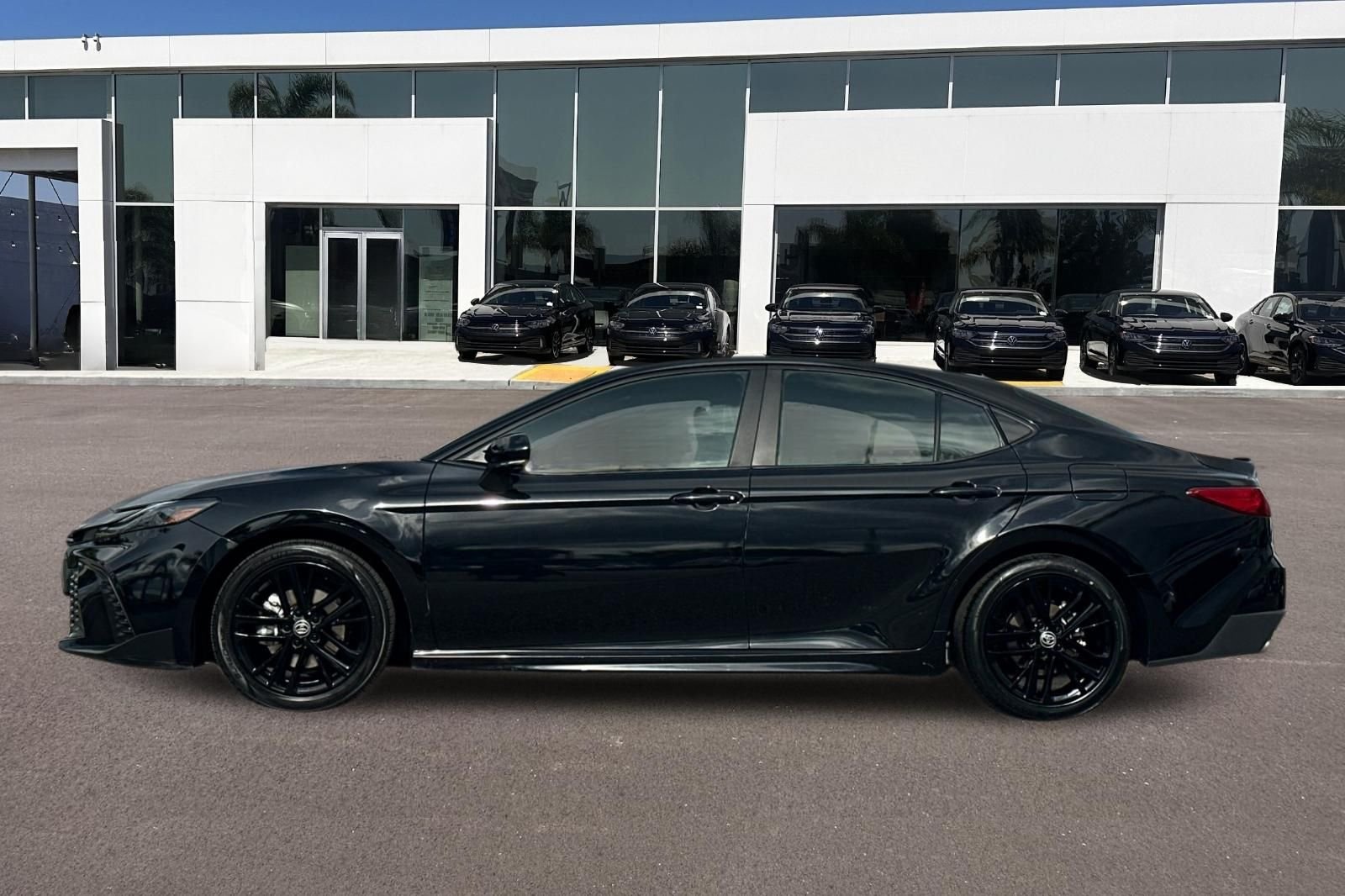 Used 2025 Midnight Black Metallic Toyota SE image 6