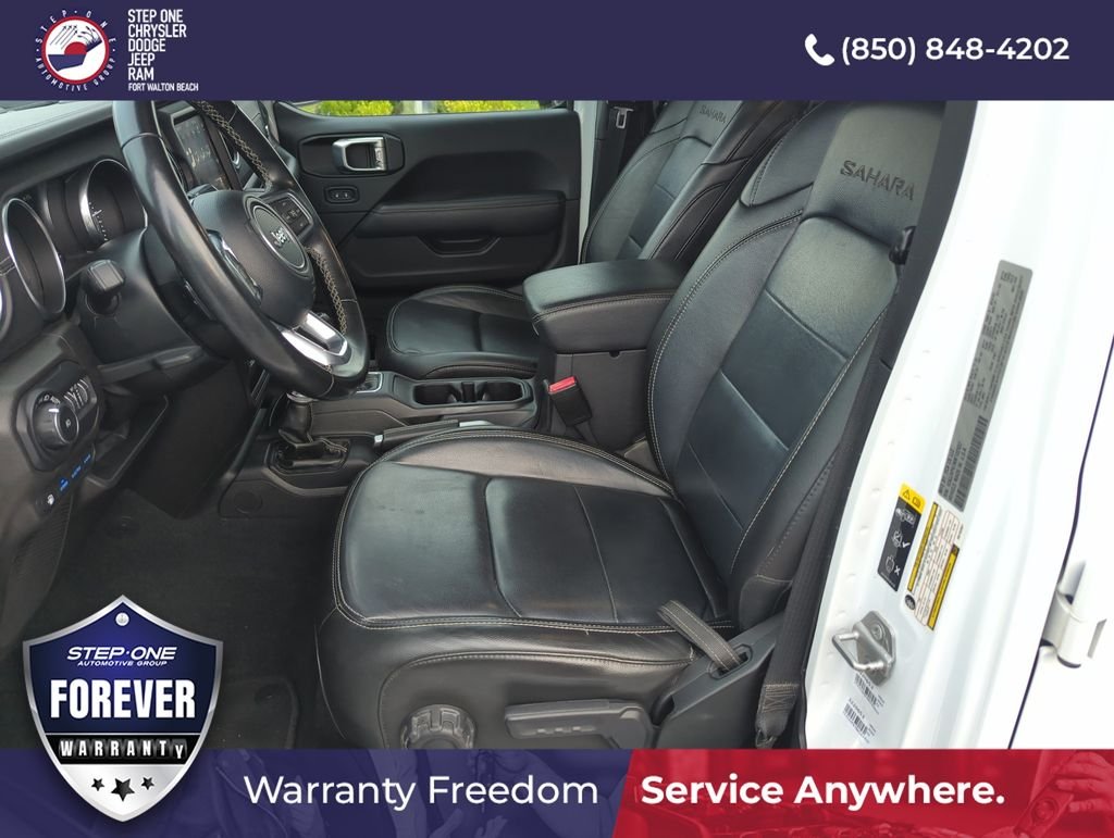 Used 2022 White Jeep Unlimited Sahara 4xe image 11