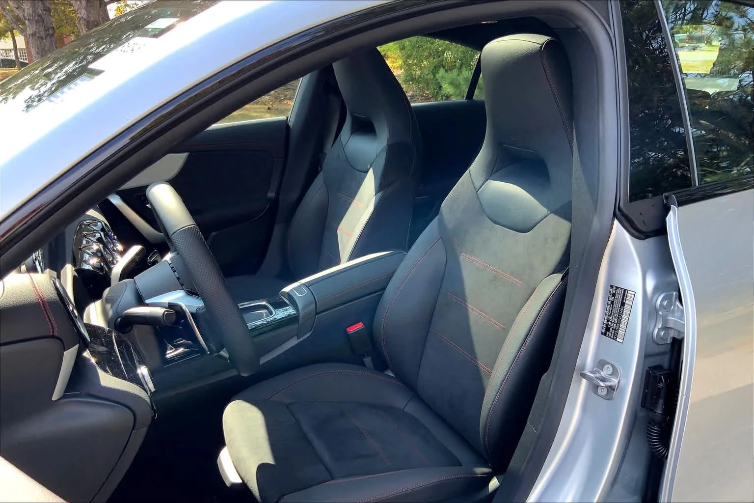 Certified Used 2025 Cirrus Silver Metallic Mercedes-Benz AMG® CLA 35 image 12