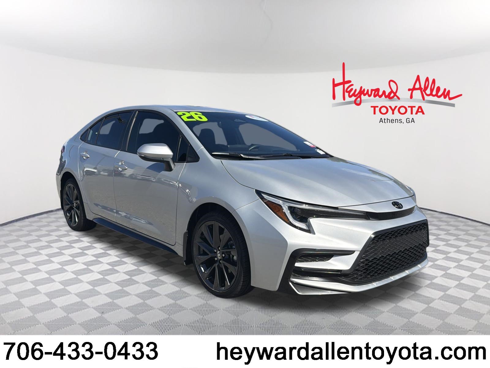 Certified Used 2026 Classic Silver Metallic Toyota SE image 1