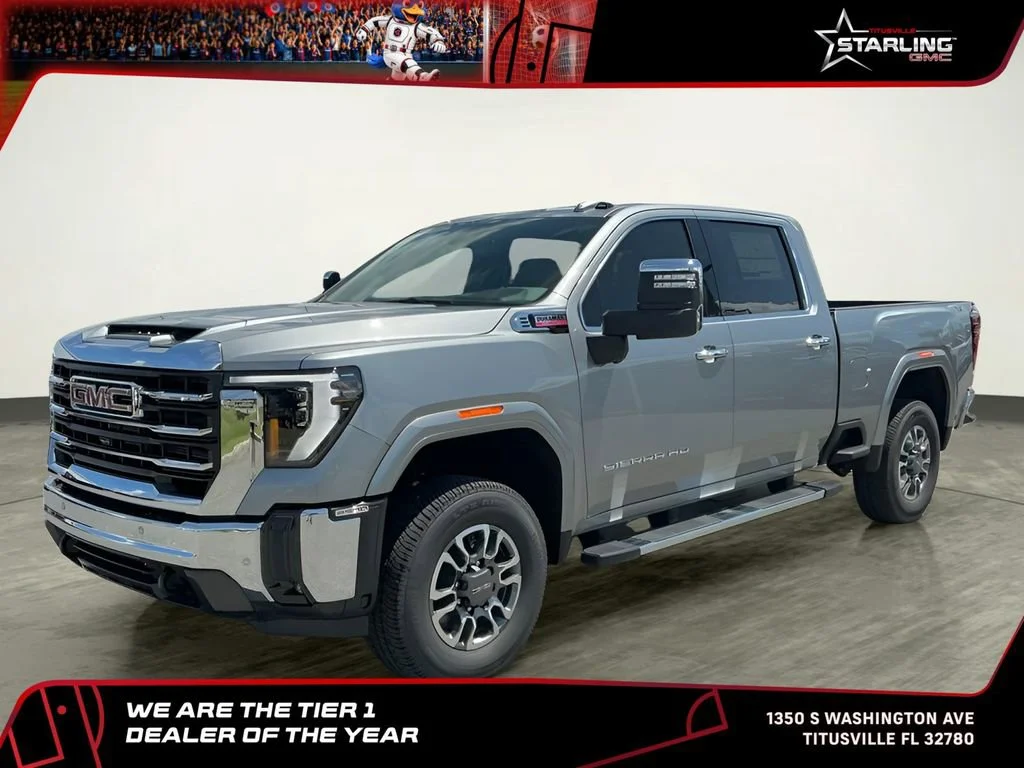 New 2026 Sterling Metallic GMC SLT image 1