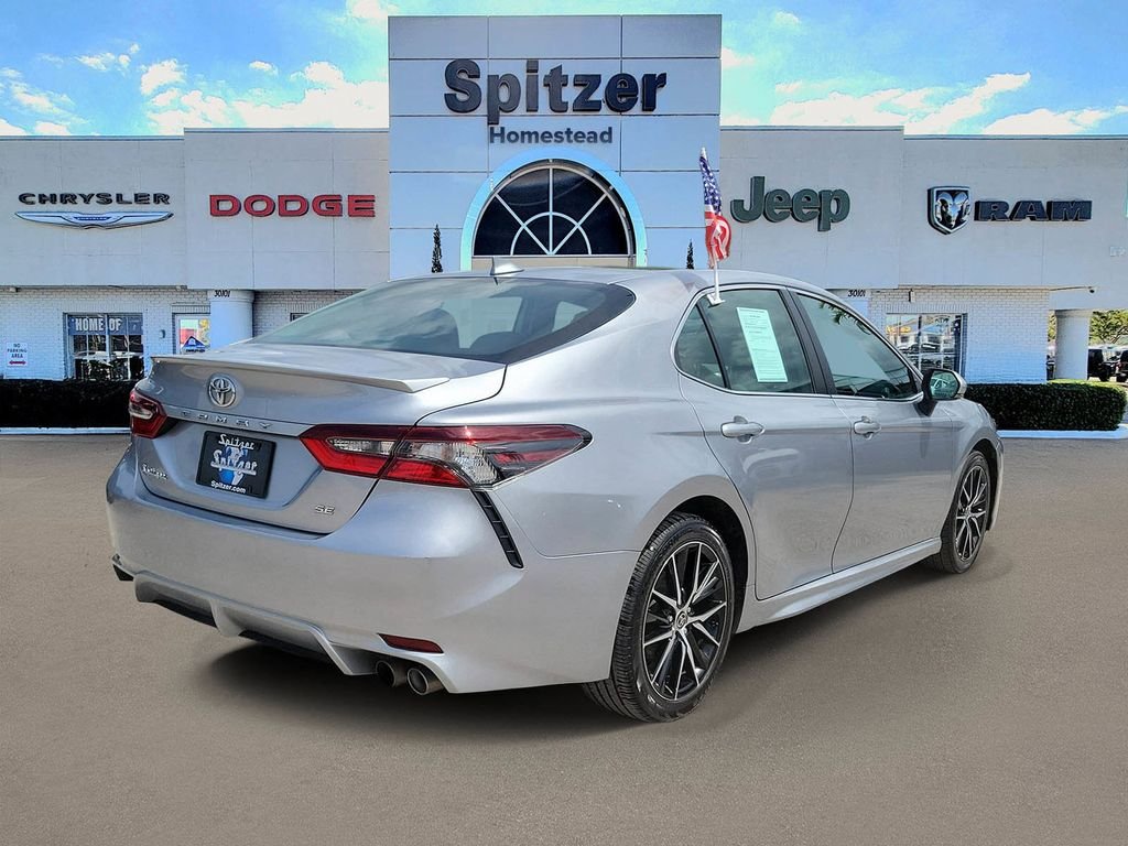 Used 2024 Silver Toyota SE image 2