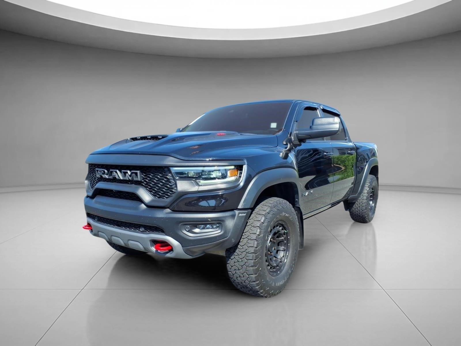 Used 2022 Diamond Black Crystal Pearlcoat Ram TRX image 1