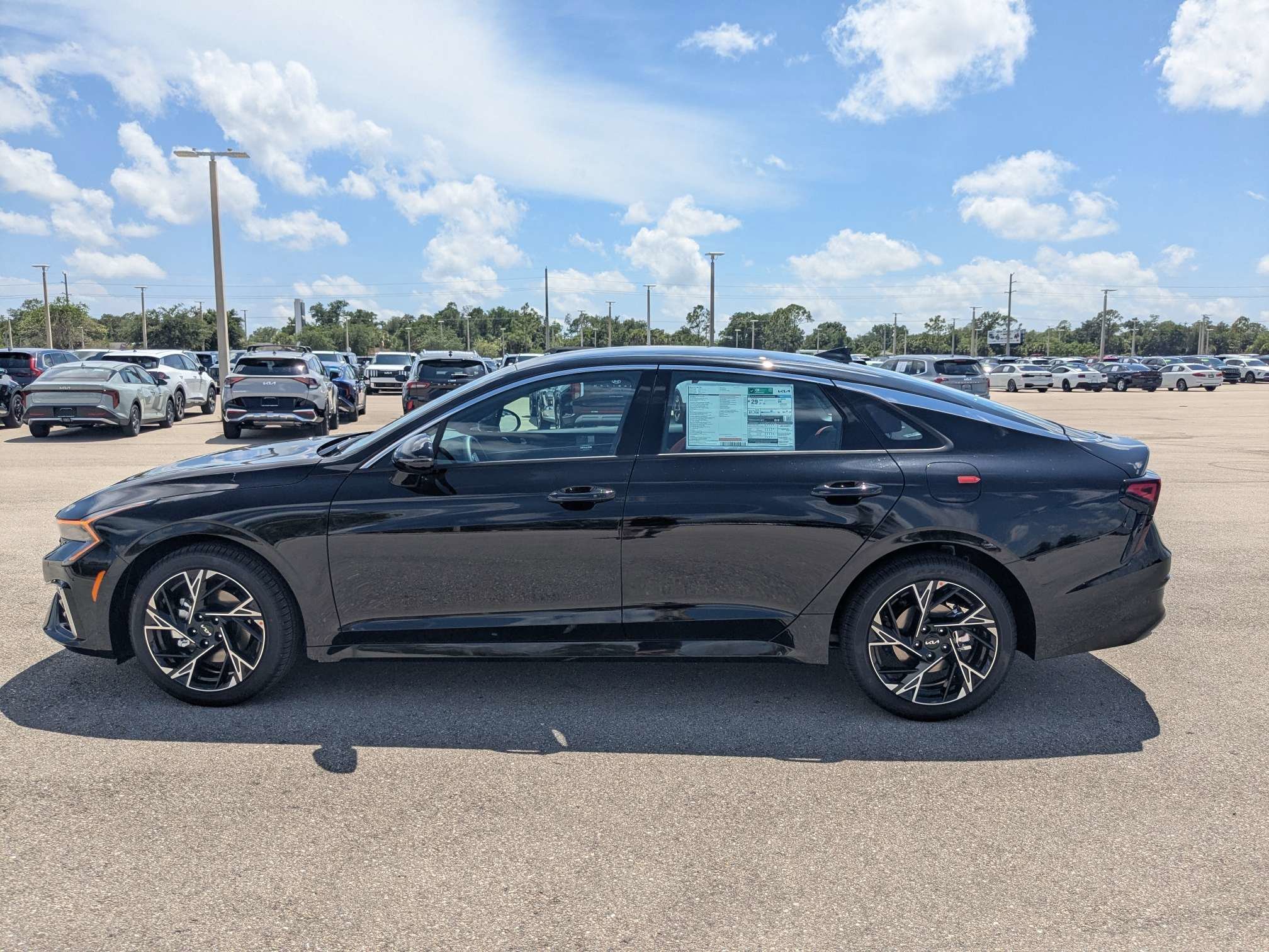 New 2026 Aurora Black Pearl Kia GT-Line FWD image 8