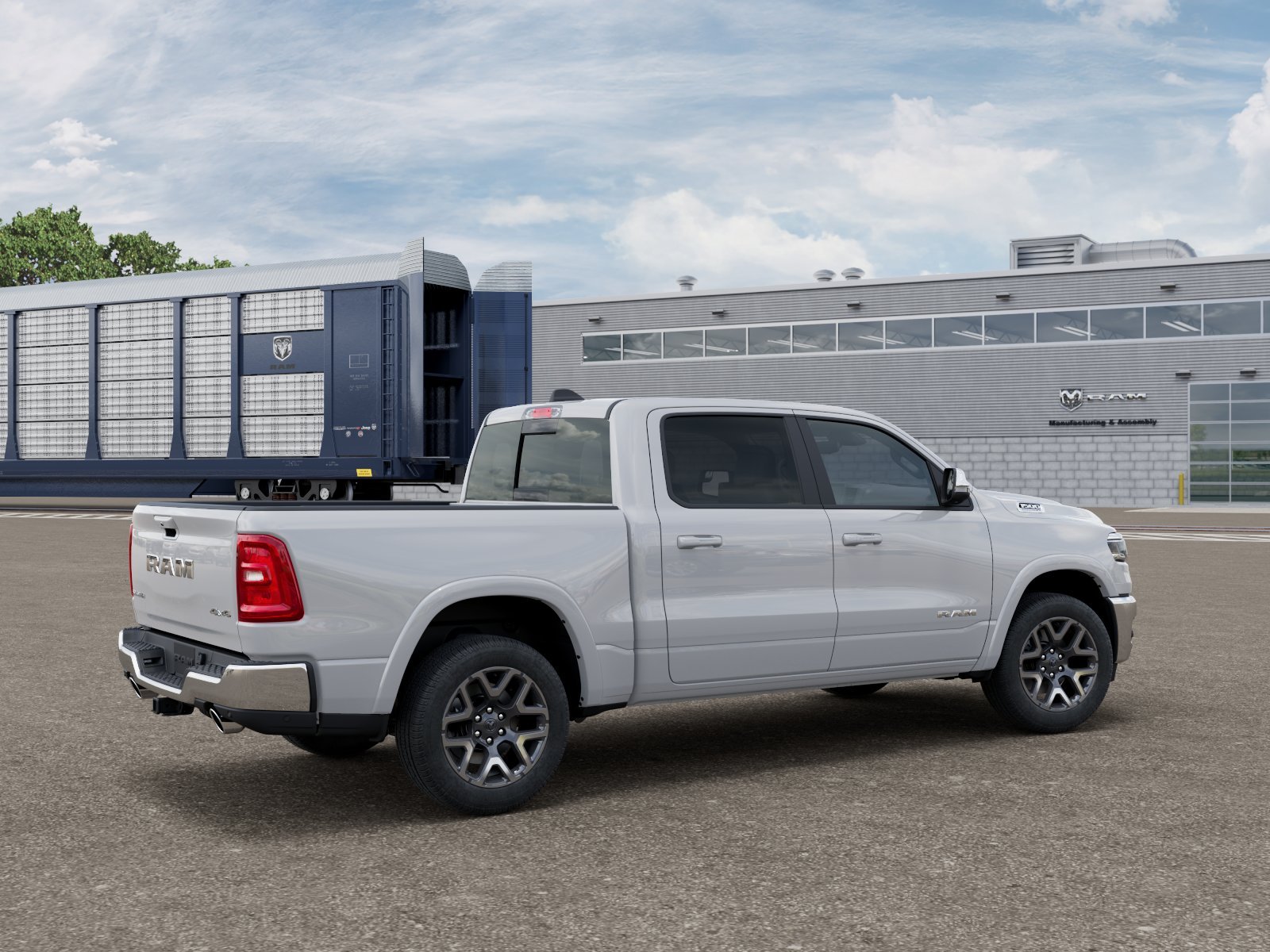New 2026 Bright White Clear-Coat Exterior Paint RAM LARAMIE image 11
