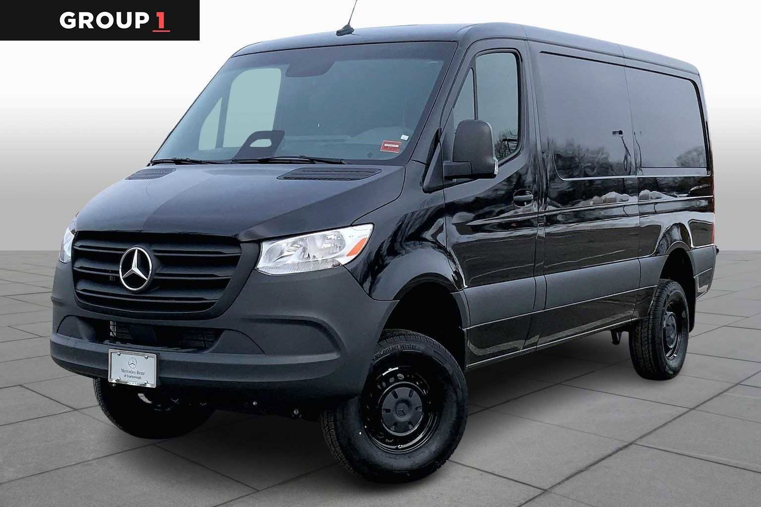 Jet Black 2026 Mercedes-Benz Sprinter Cargo 2500 144 AWD Van All-Wheel Drive