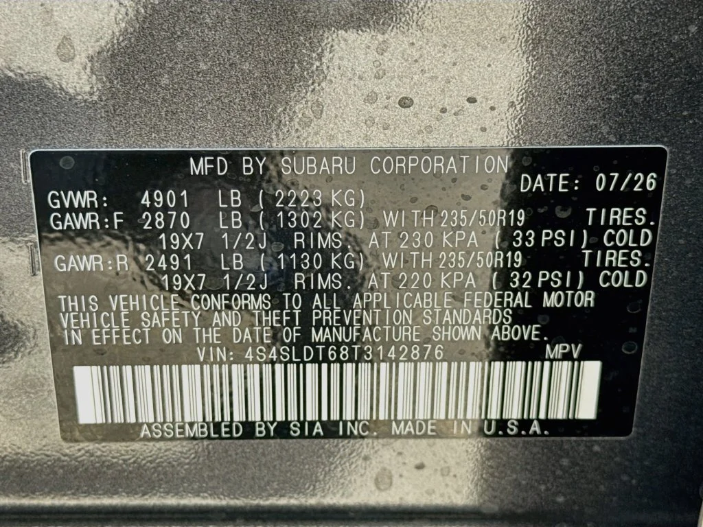 New 2026 Gray Subaru Touring image 45