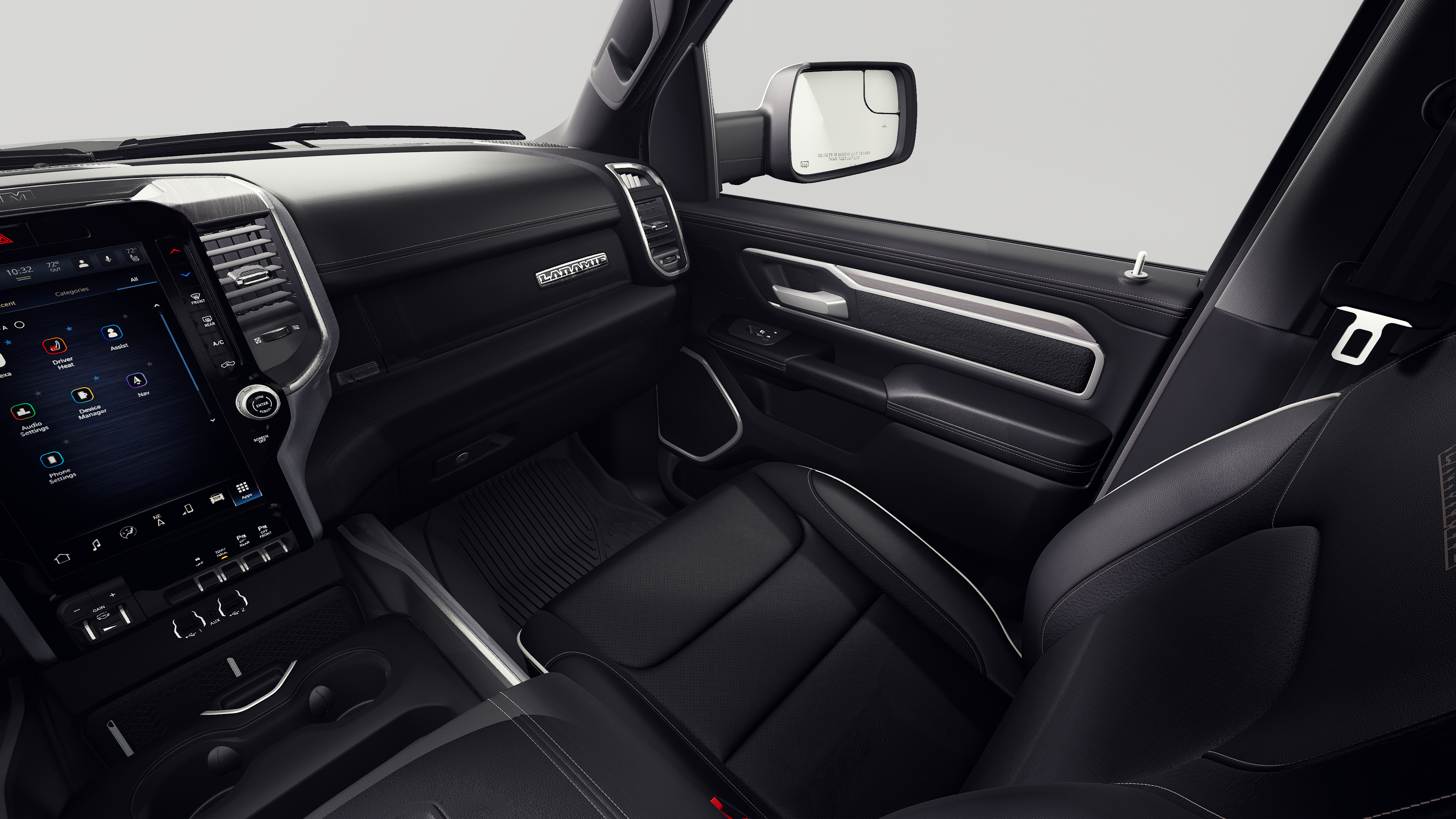 New 2027 Diamond Black Crystal Pearl-Coat Exterior Paint RAM Laramie image 19
